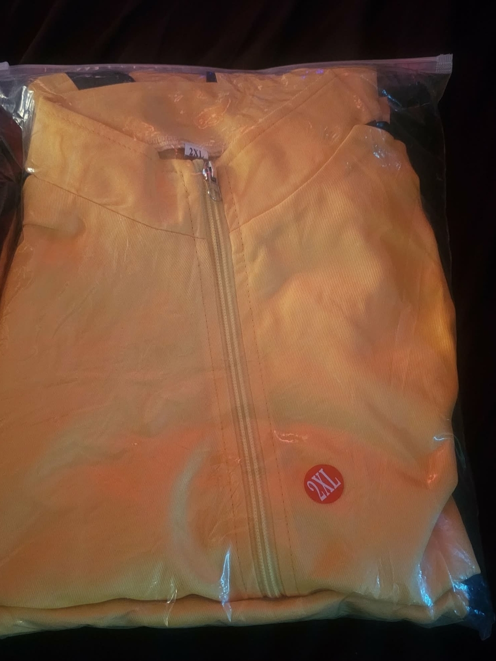Kill Bill COSTUME Women’s 2XL Zip-Front YELLOW Jumpsuit NEW NEVER WORE